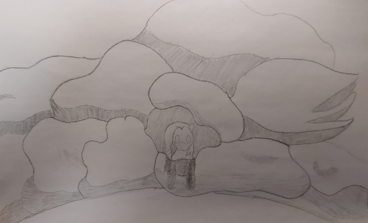 A Mesosa lurks quietly in the mist of its uncompressed squall.