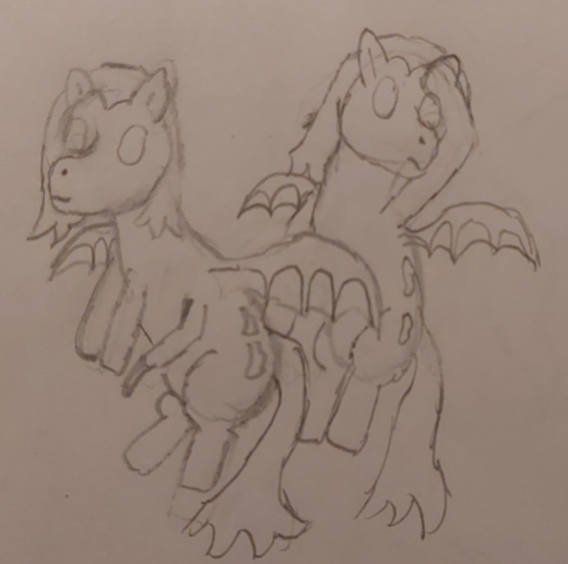 A pair of Imps look around for potential targets.