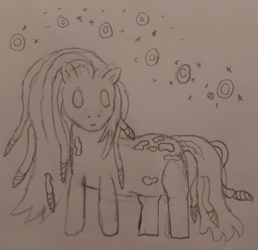 A Totem stands, staring into the distance, bristling with spirits and magical energy.